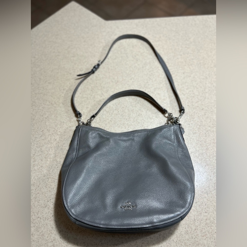 Coach purse gray